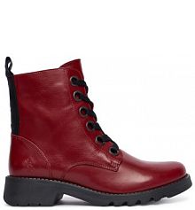 Botki Fly London czerwone damskie 