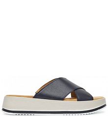 Klapki s.Oliver granatowe damskie 