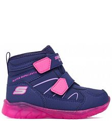 Śniegowce Skechers granatowe dziecięce 