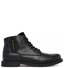 Trzewiki Bugatti czarne męskie 