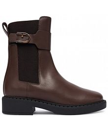 Botki Furla brązowe damskie 