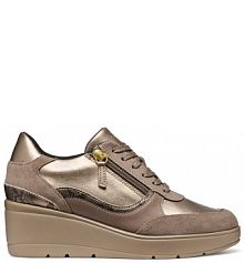 Sneakersy Geox brązowe damskie 