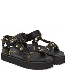 Sandały Versace Jeans Couture czarne damskie 