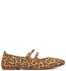 Baleriny Unisa brązowe damskie 