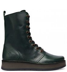 Botki Fly London zielone damskie 