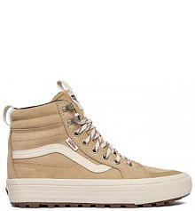 Trampki wysokie Vans beżowe damskie 