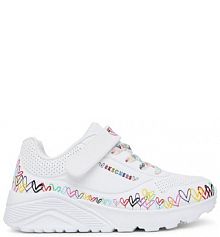 Sneakersy Skechers białe dziecięce 