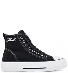 Trampki wysokie KARL LAGERFELD czarne damskie 