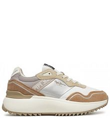 Sneakersy Pepe Jeans beżowe damskie 