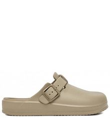 Klapki Hunter beżowe damskie 