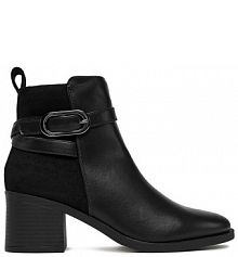 Botki Clara Barson czarne damskie 