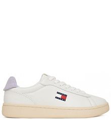 Sneakersy Tommy Jeans écru damskie 