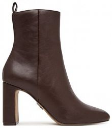 Botki na słupku Steve Madden brązowe 