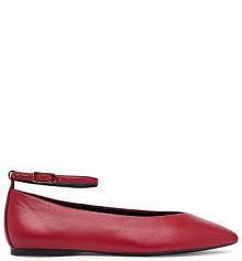 Baleriny Tamaris czerwone damskie 