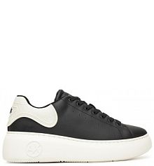 Sneakersy Armani Exchange czarne damskie 