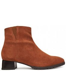 Botki na słupku Ara brązowe 