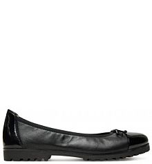 Baleriny Caprice czarne damskie 