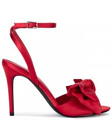 Sandały na szpilce JENNY czerwone 