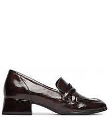 Półbuty na obcasie Caprice brązowe damskie 