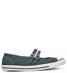 Baleriny Converse zielone damskie 