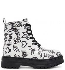 Trzewiki DeeZee białe dziecięce 