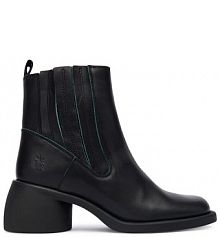 Botki na słupku Fly London czarne 