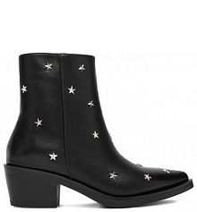 Botki na słupku DeeZee czarne 