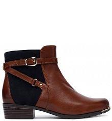 Botki Caprice brązowe damskie 