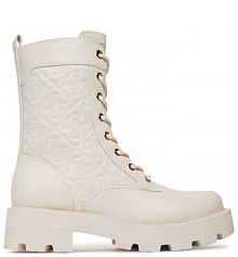 Botki Guess écru damskie 