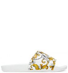 Klapki Versace Jeans Couture białe damskie 