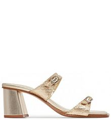 Klapki Aldo złote damskie 