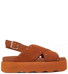 Sandały Scholl brązowe damskie 