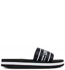 Klapki LOVE MOSCHINO czarne damskie 
