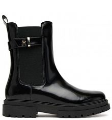 Botki Tommy Hilfiger czarne dziecięce 