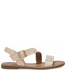 Sandały JENNY złote damskie 