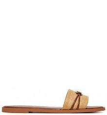 Klapki Aldo beżowe damskie 