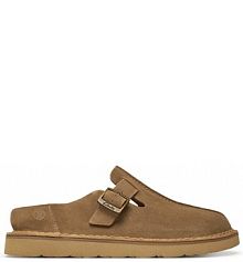 Klapki Clarks brązowe męskie 