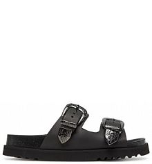 Klapki Scholl czarne damskie 