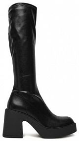 Kozaki na obcasie DeeZee czarne 