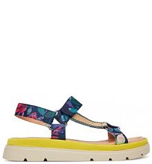 Sandały na koturnie Tamaris granatowe 