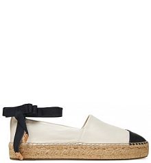 Espadryle Tory Burch beżowe damskie 