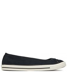 Baleriny Converse czarne damskie 