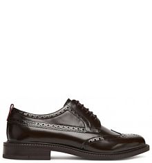 Półbuty wizytowe HUGO brązowe męskie 