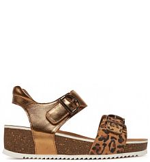 Sandały na koturnie Ara beżowe 