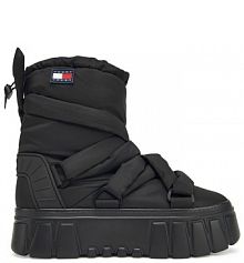 Śniegowce Tommy Jeans czarne damskie 