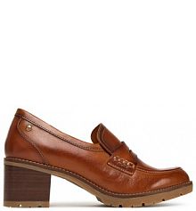 Półbuty na obcasie Pikolinos brązowe damskie 