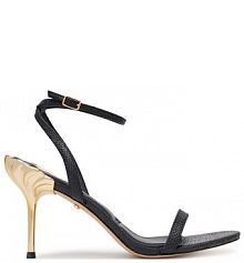 Sandały na szpilce Aldo czarne 