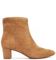 Botki na słupku LAUREN RALPH LAUREN beżowe 