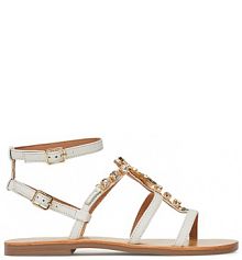 Sandały Patrizia Pepe białe dziecięce 