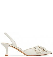 Sandały na szpilce Aldo białe 
